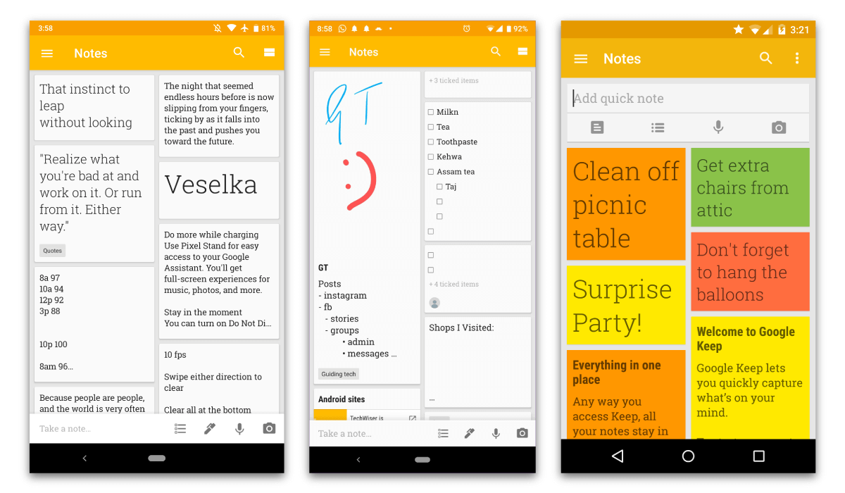 android note taking software