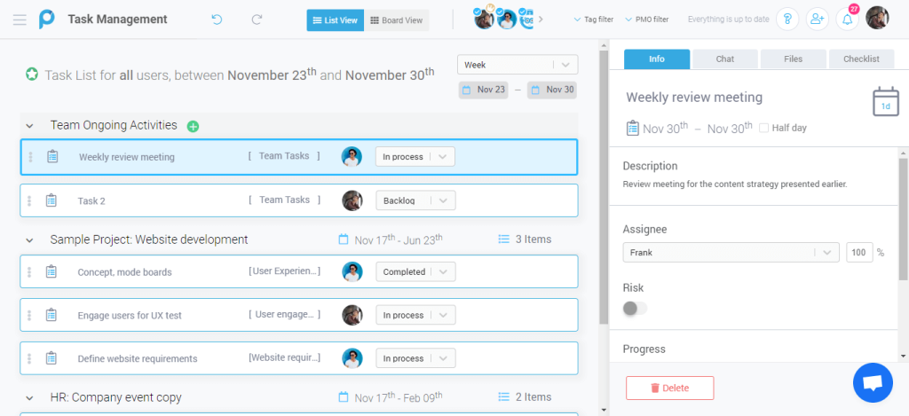 Progo View Proggio Review - Project Management Tool Reviews, Pricing & Features