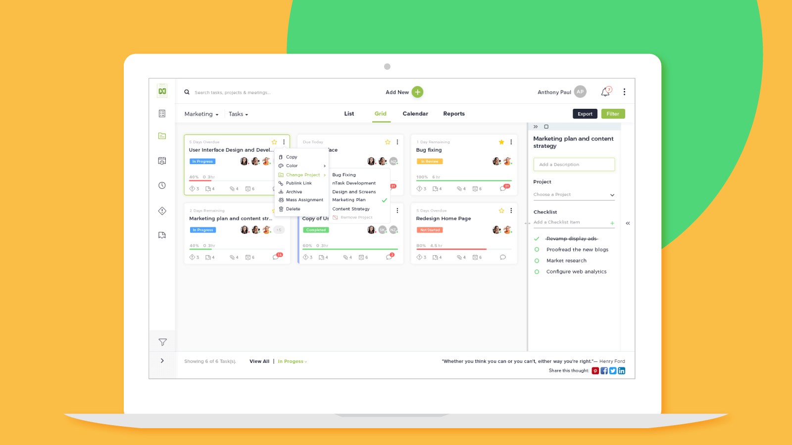 Evernote Gantt Chart