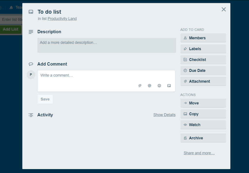 trello gold features