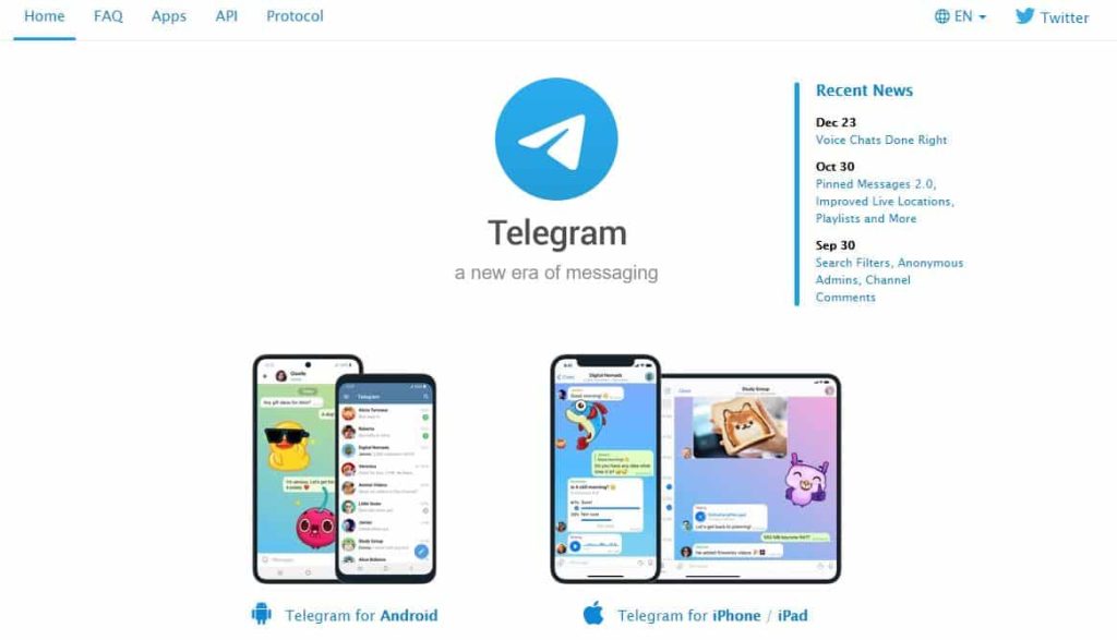 Telegram app