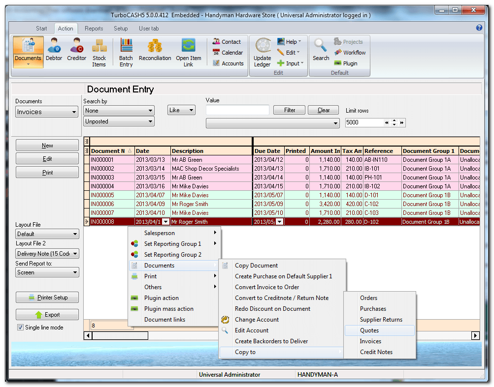 billing software used by big bazaar