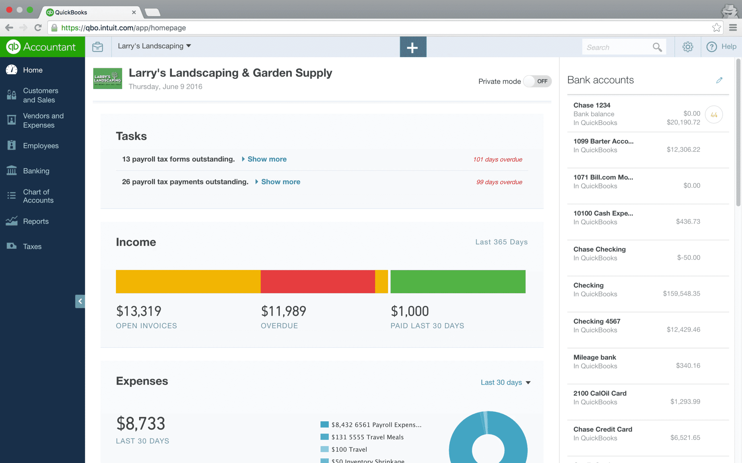 web based accounting software for small business