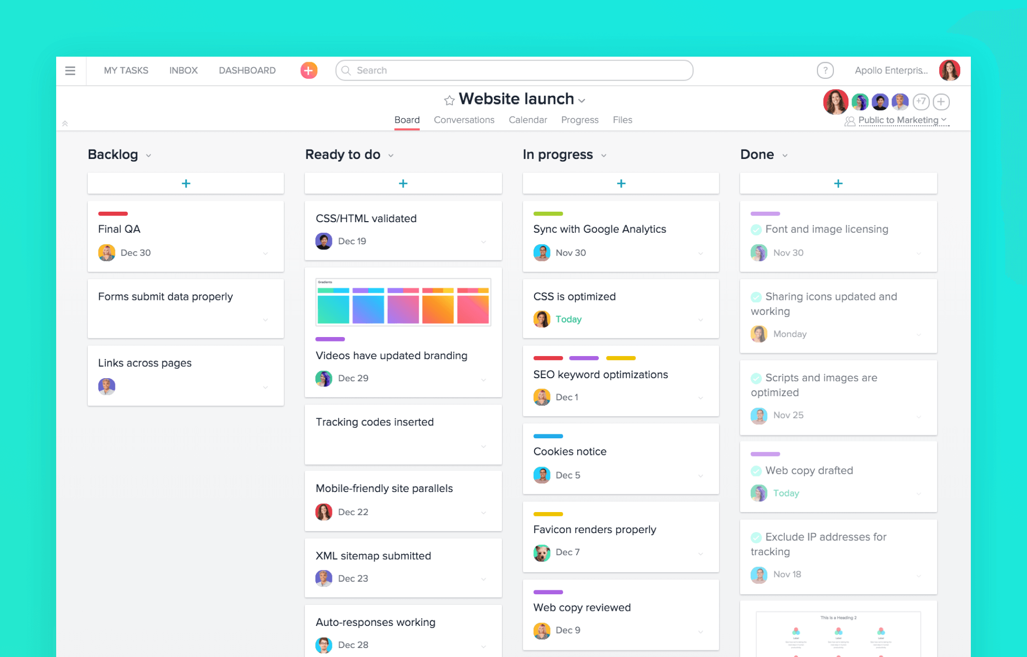 asana enterprise work graph builder apis