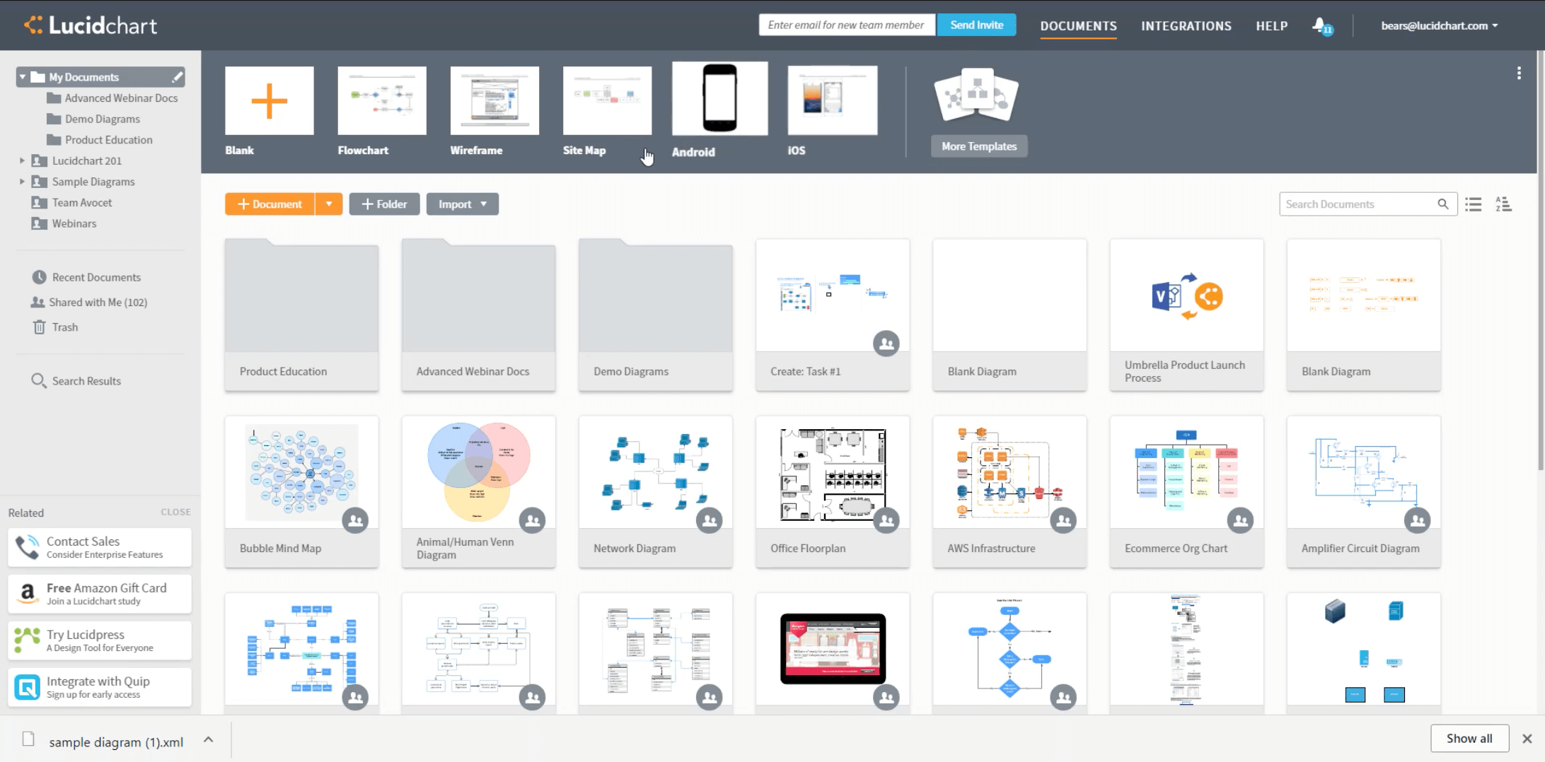 Mind Mapping Software Comparison Chart