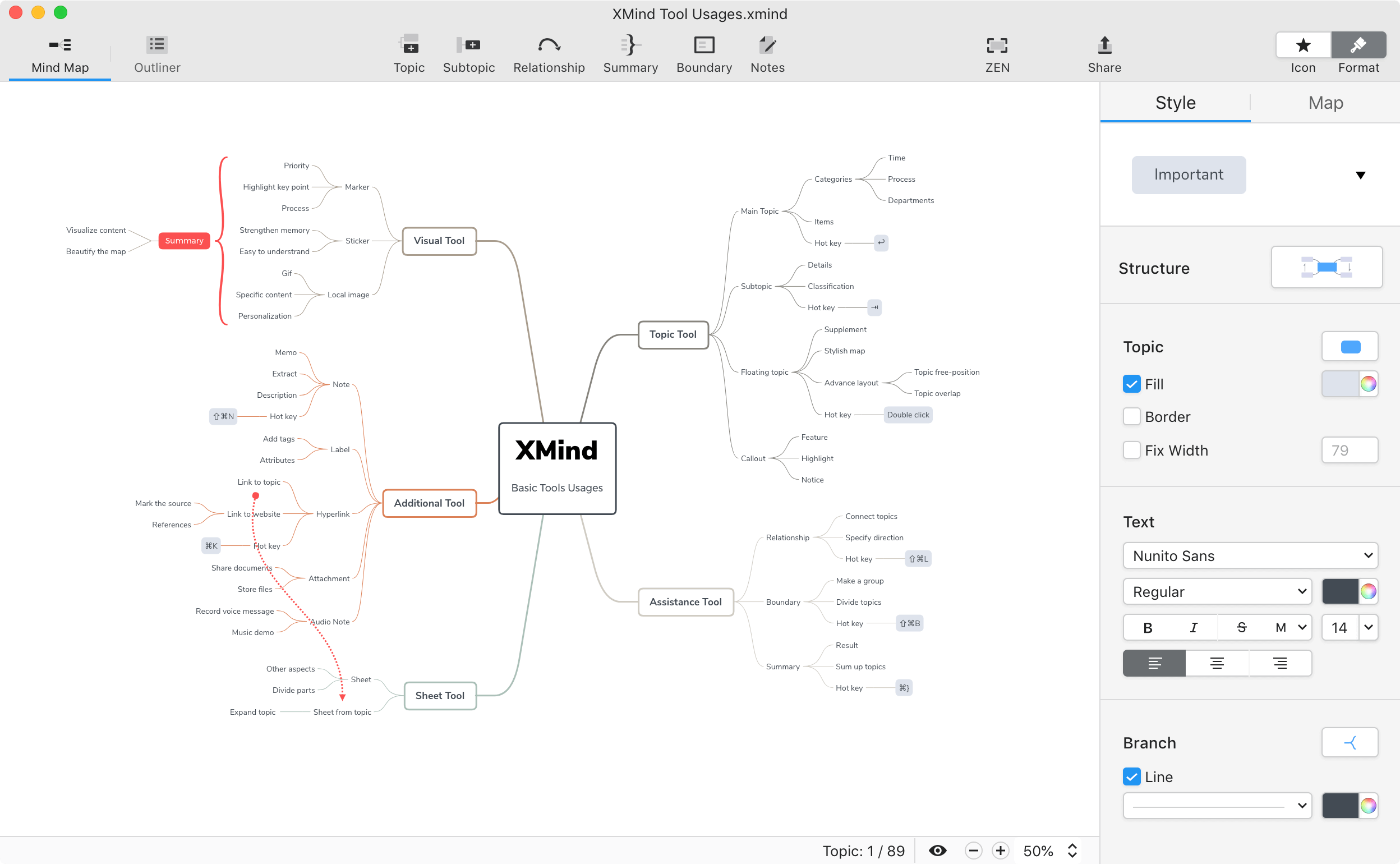 open source mind mapping software mac