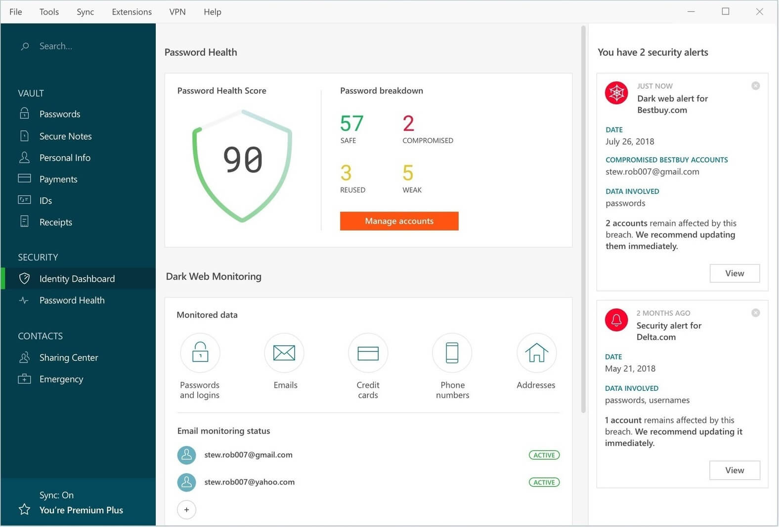 password manager for both windows and mac