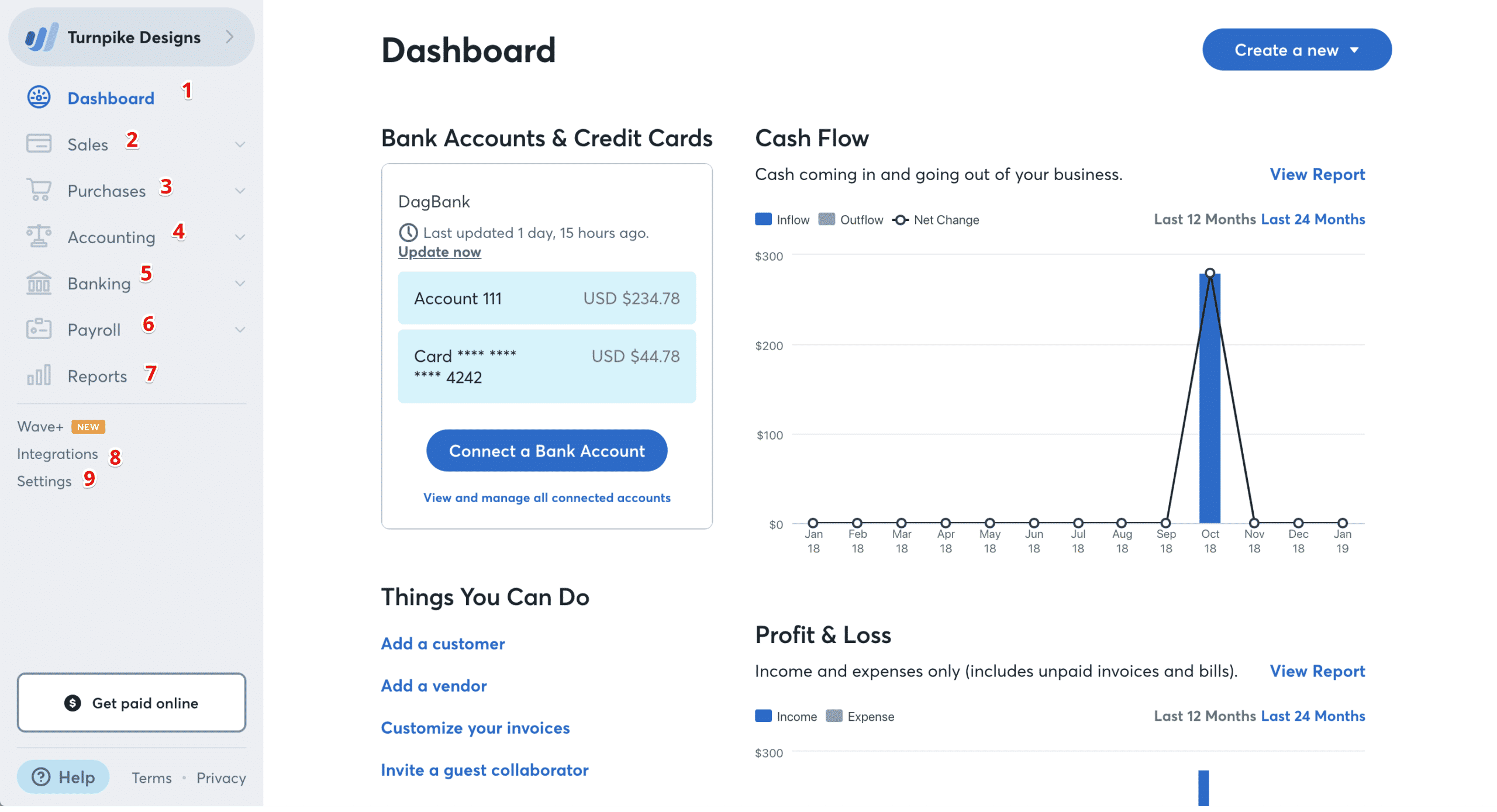 wave invoicing login